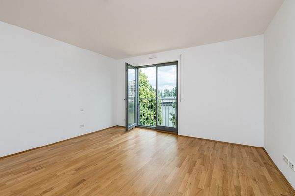 Schlafzimmer mit Wasserblick