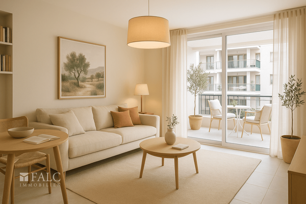 Wohnzimmer Beispiel KI