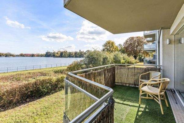 Seeblick von der Terrasse