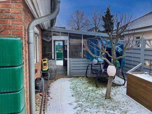 Terrasse mit Wohlfühlbereich