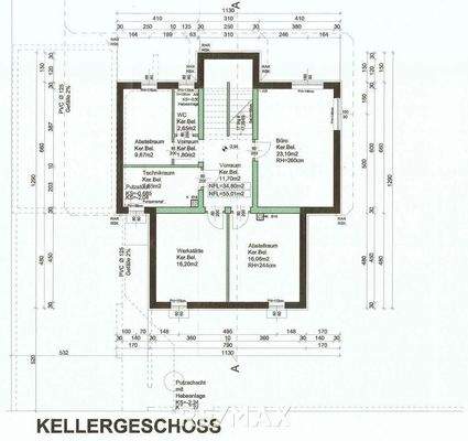 Grundriss Keller