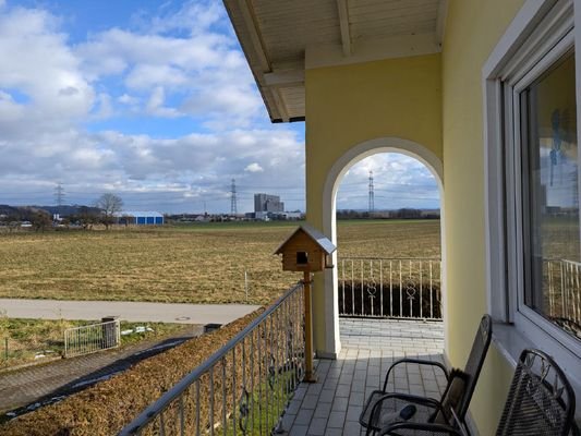 Balkon Nordseite mit Blick nach Osten