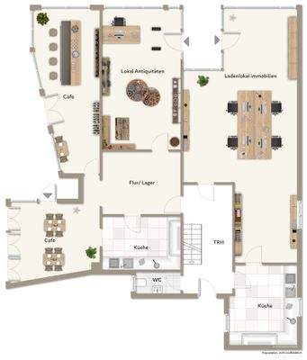 Ladenlokale / Cafe