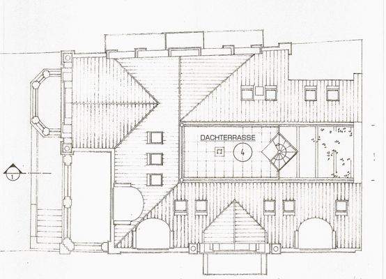 Grundriss Dachterrasse