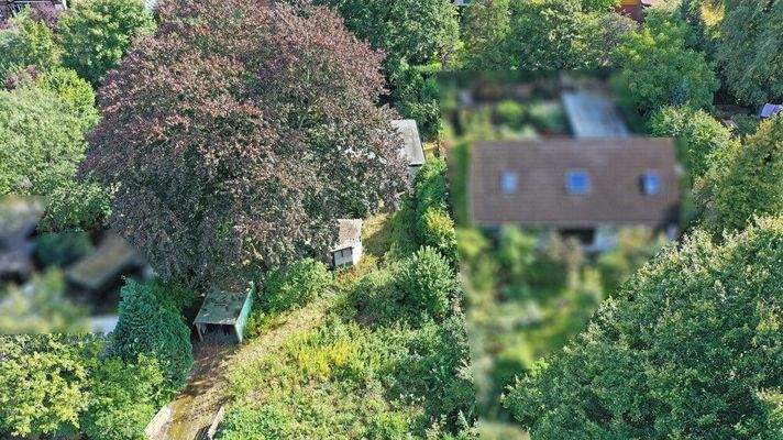 Baugrundstück von oben