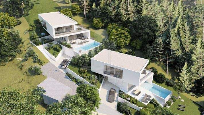  Bauareal in ruhiger Hügellandschaft von Split