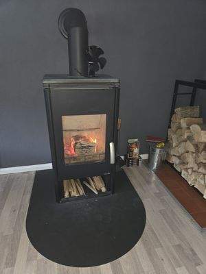 Kamin im Wohnuzimmer