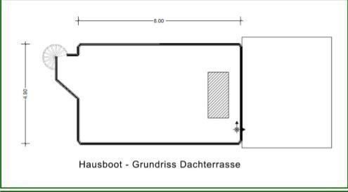 Grundriss Dachterrasse