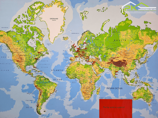 Karte von Besuchern aus der ganzen Welt