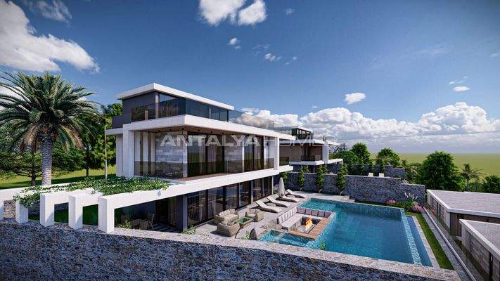 Investment 2+1, 4+1 and 5+1 Villas in Kas Kalkan Center