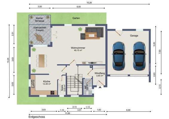 Grundriss Erdgeschoss