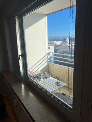 Blick auf den Balkon