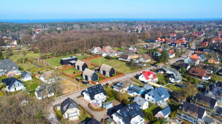 Luftbild mit Südwestansicht