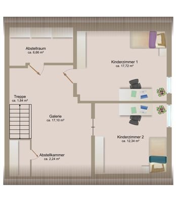 Grundriss Dachgeschoss