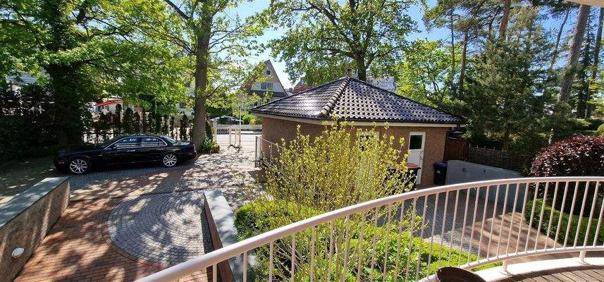 Ausblick vom Süd-Balkon