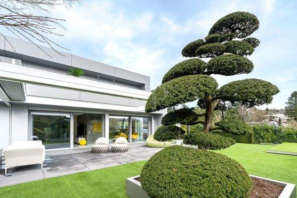 Überdachte Terrasse