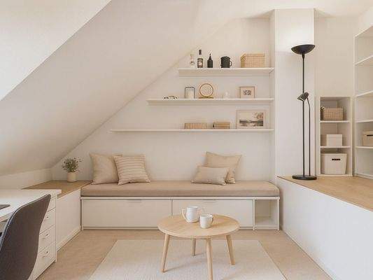 Schlafzimmer/Büro (gestaged)