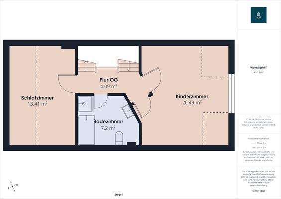 Grundriss Obergeschoss