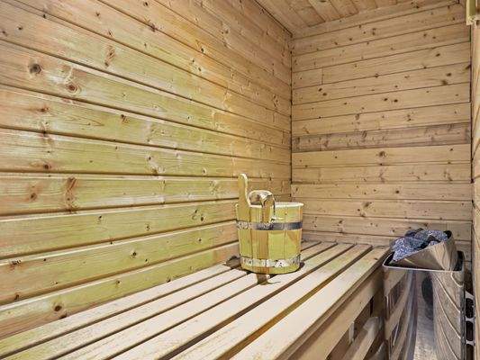 Sauna im Kellergeschoss