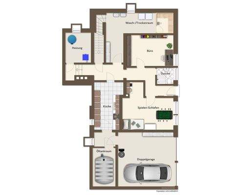 Grundriss Gartengeschoss