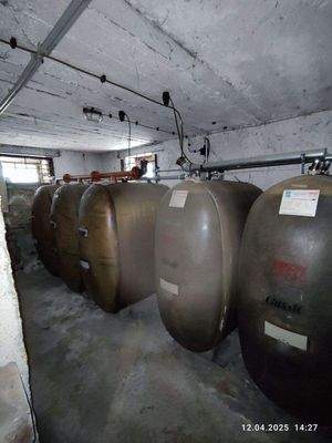 Öltanks im Kellergeschoss