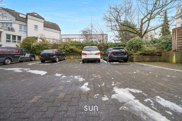 Stellplatz vor der Tür