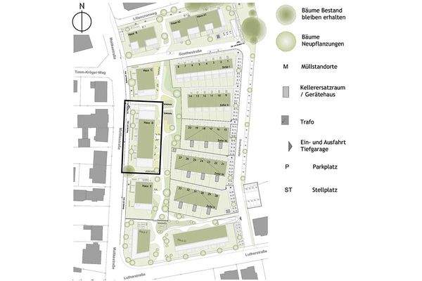 Lageplan Lutherquartier