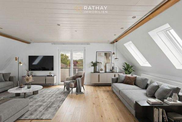 Visualisierung Wohnzimmer OG