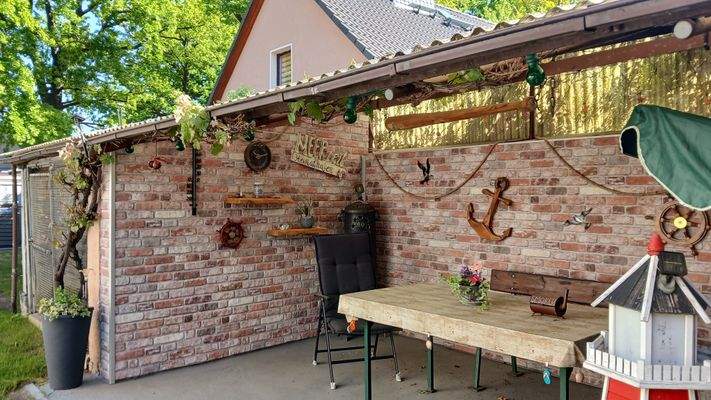 Sitzbereich im Grünen