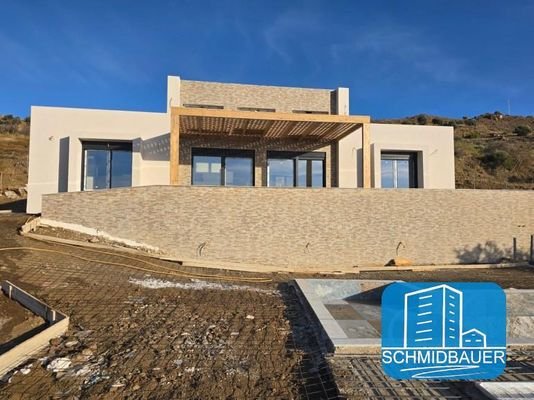 Kreta, Saktouria: Moderne Villa mit atemberaubendem Meerblick zu verkaufen