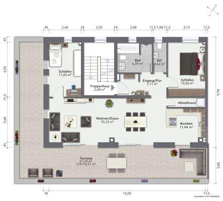 Grundriss nachgezeichnet