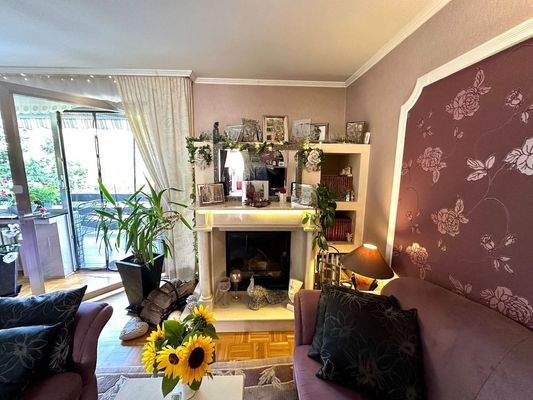 Wohnzimmer Wohnung untere Etage