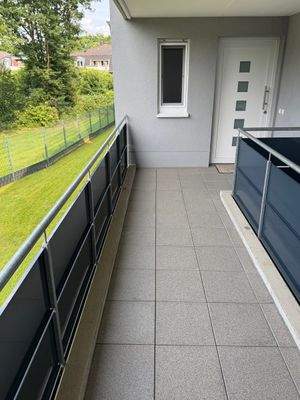Laubengang zur Wohnung 