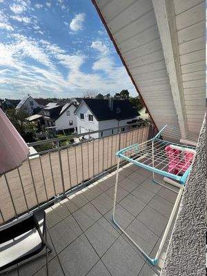Blick vom Balkon
