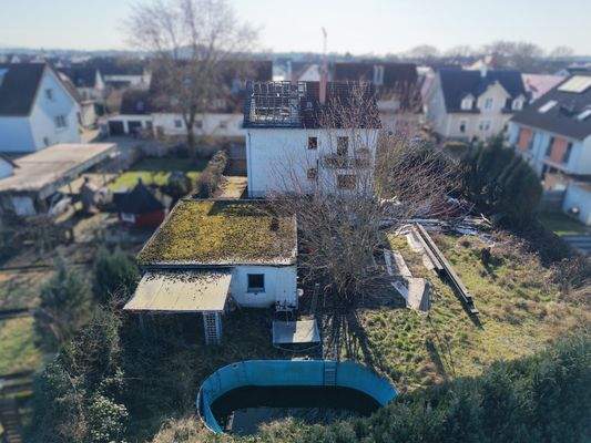 Rückansicht Grundstück