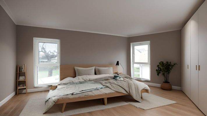 Schlafzimmer 1.Obergeschoss (Einrichtungsbeispiel)