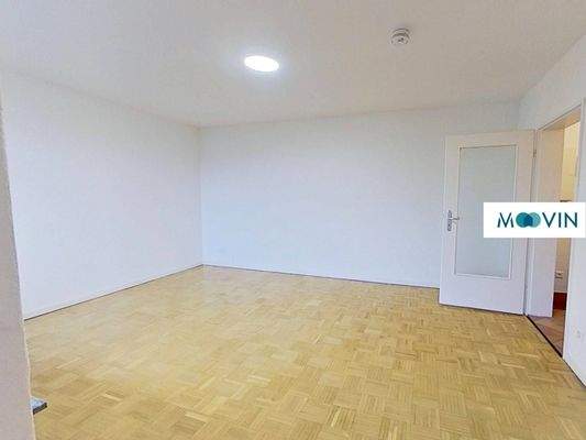 Ansicht II: Wohn- und Schlafbereich