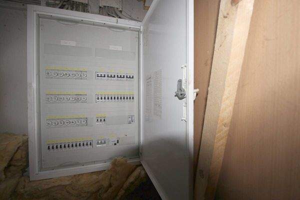 Blick in den Stromsicherungskasten