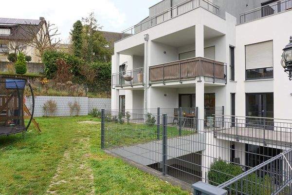 Blick in Richtung Terrasse - Gemeinschaftsgarten 