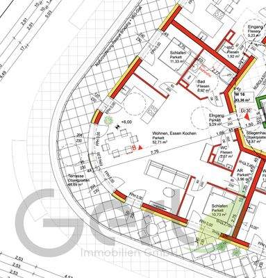 Grundriss Wohnung Detail