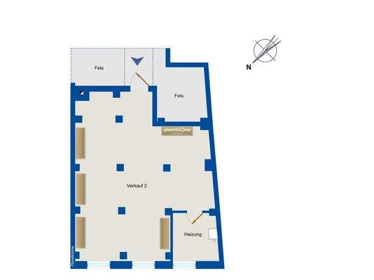 Grundriss EG - Gewerbe links 