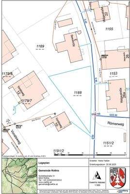 Bestandsplan Wasser Kanal