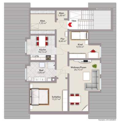 Grundriss DG (Wohnung 4)