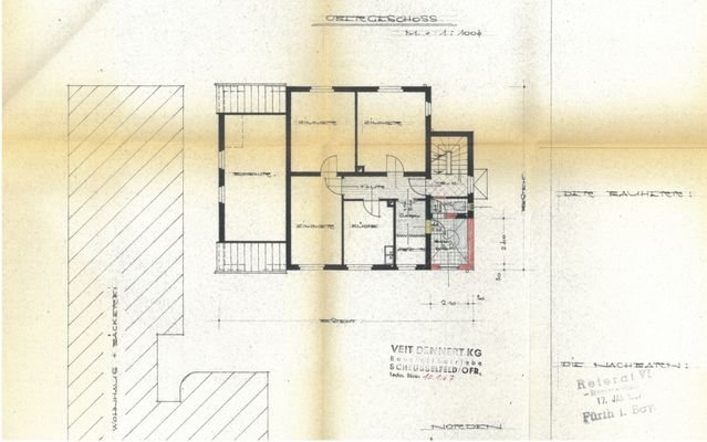 Beispiel Grundriss OG Hinterhaus