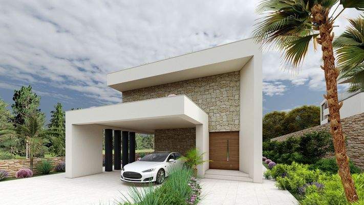 Außenansicht der Villa