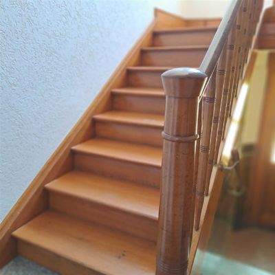 Holztreppe - Detailansicht