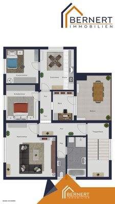 Grundriss visualisiert