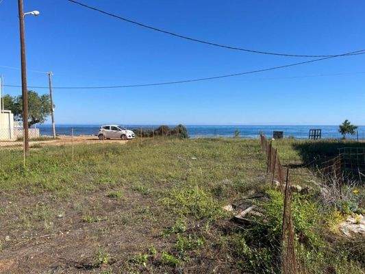 Kreta, Milatos: Grundstück direkt am Meer zu verkaufen