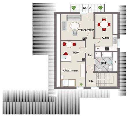 Grundriss Obergeschoss