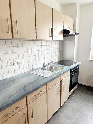 Küche mit Einbauküche